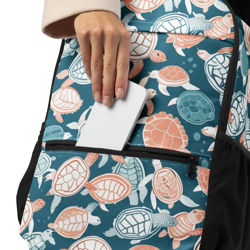 Shells At Sea on Utility Backpack — Product details