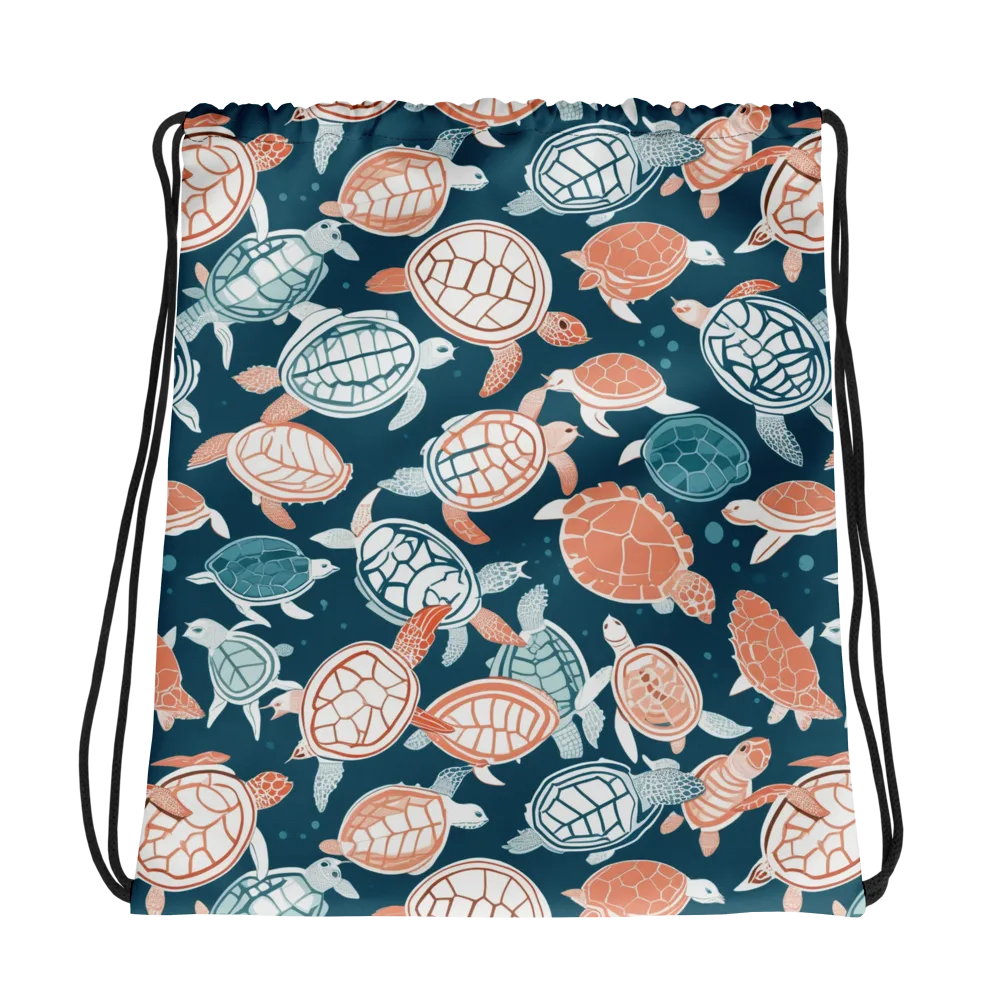 Shells At Sea on Drawstring Bag — Photo