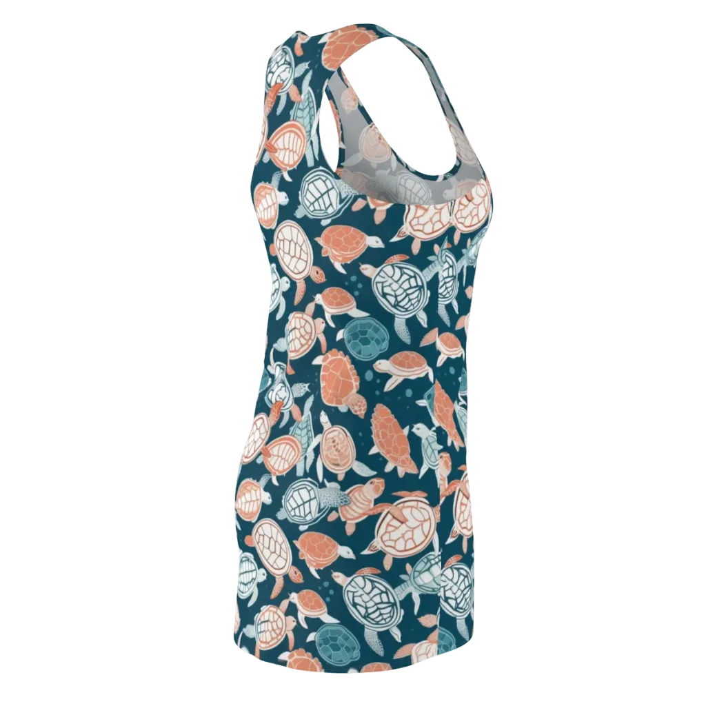 Shells At Sea on Racerback Dress — Back Side
