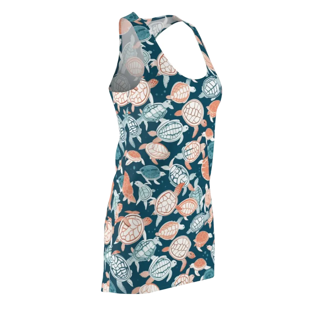 Shells At Sea on Racerback Dress — Front Side