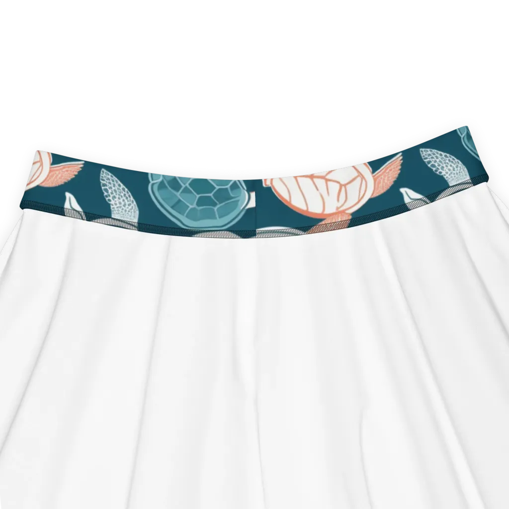 Shells At Sea on Skater Skirt — Product details