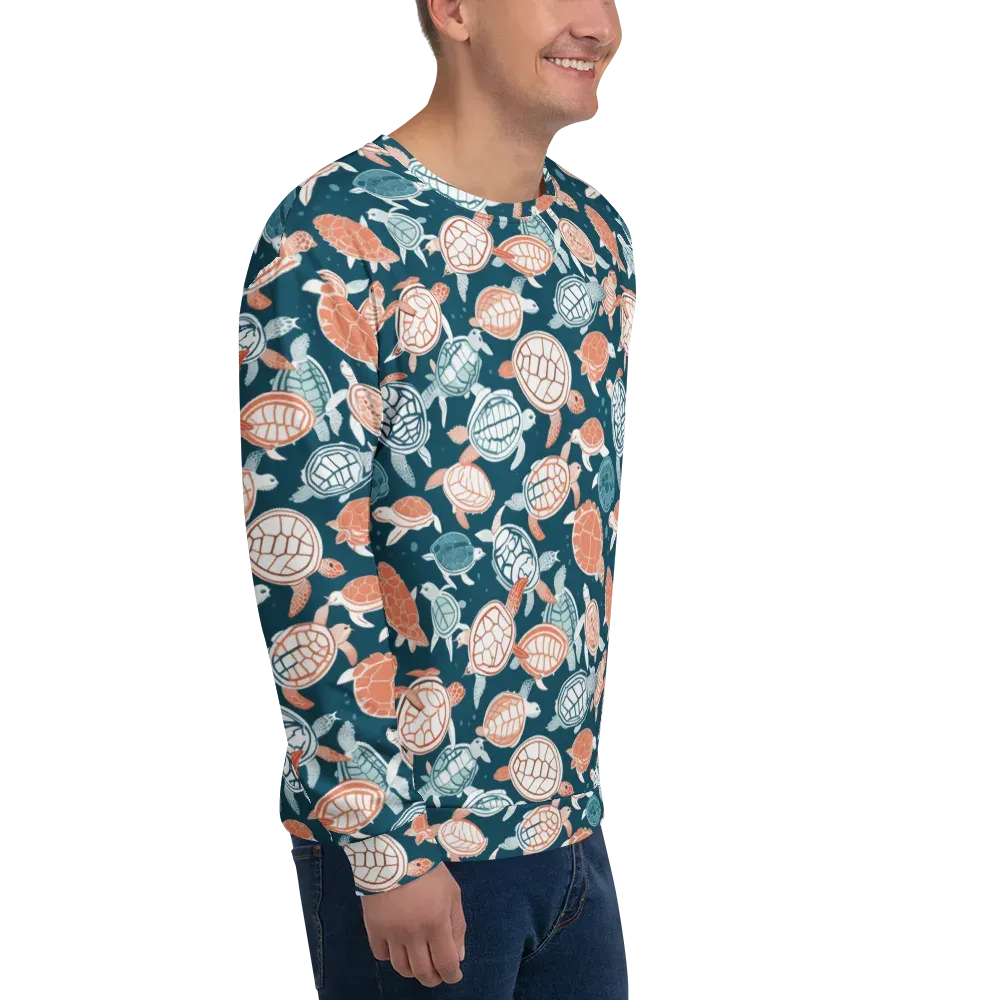 Shells At Sea on Sweatshirt — Right Front