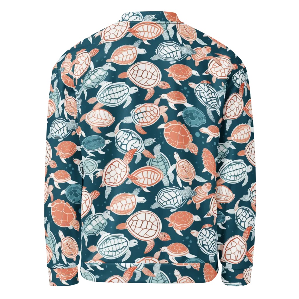 Shells At Sea on Bomber Jacket — Back