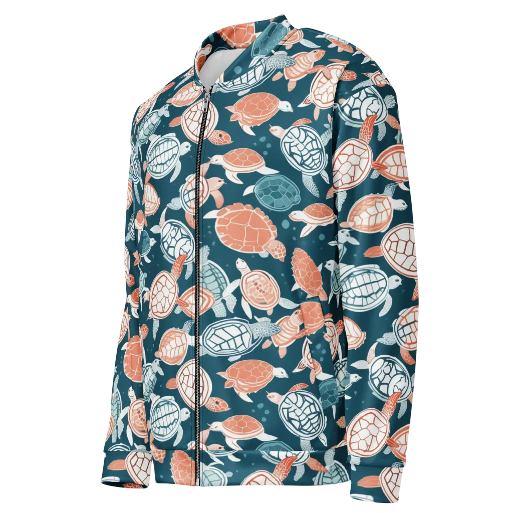 Shells At Sea on Bomber Jacket — Left Front