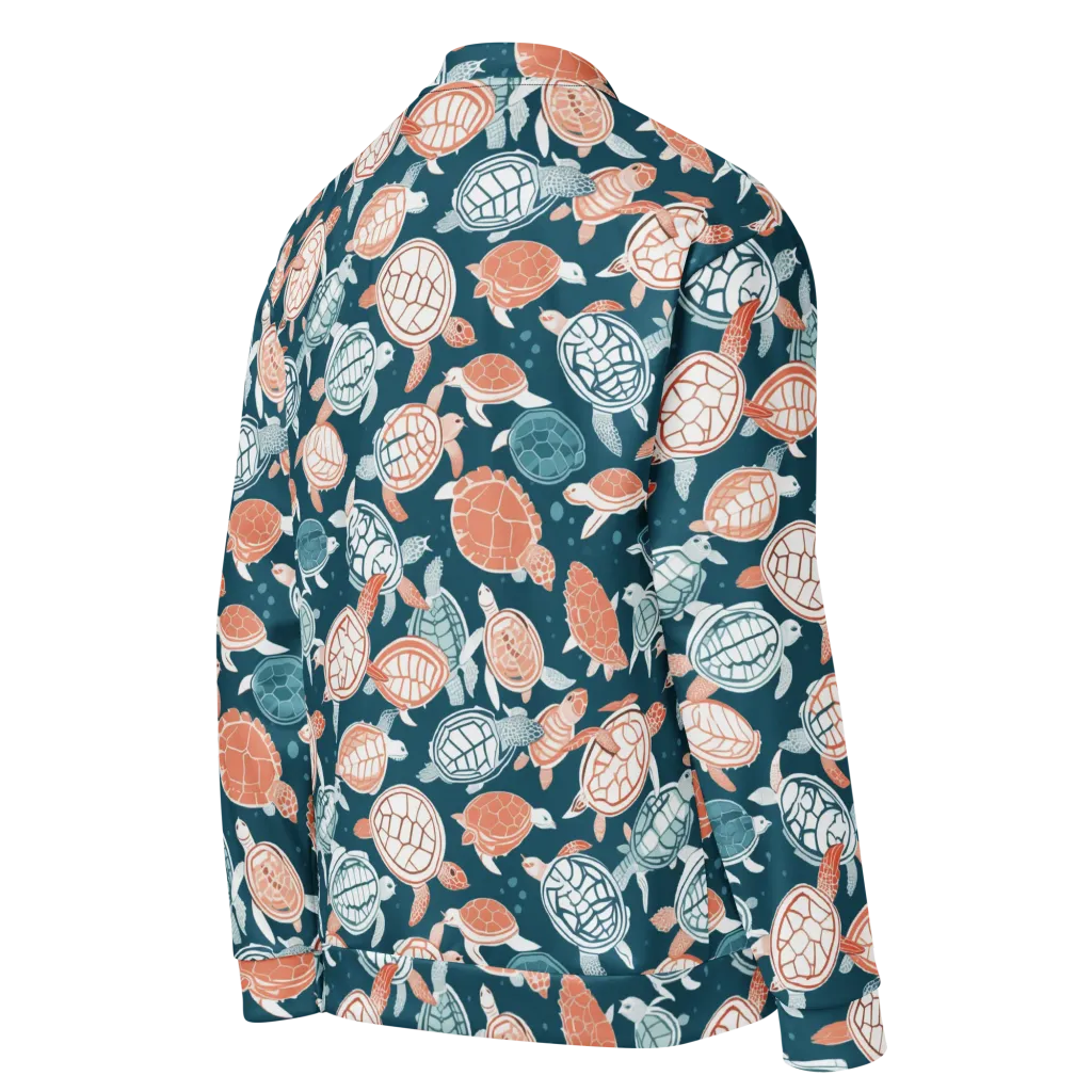 Shells At Sea on Bomber Jacket — Right Back