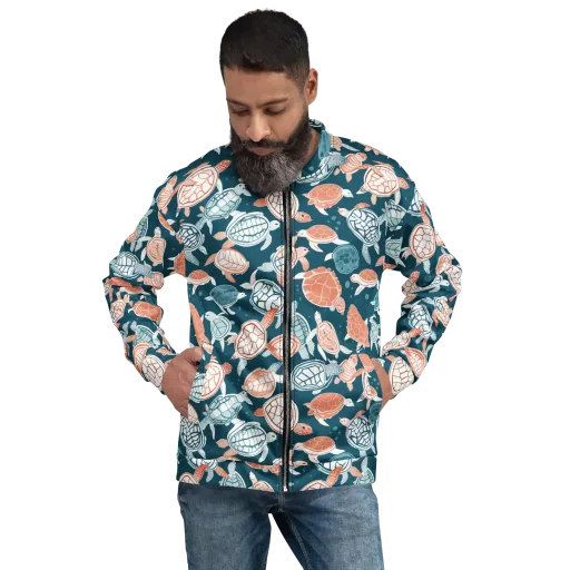 Shells At Sea on a Bomber Jacket
