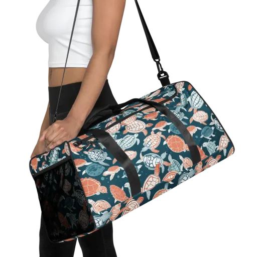 Shells At Sea on a Duffle Bag