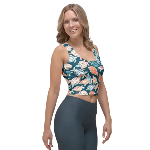 Shells At Sea on a Crop Top