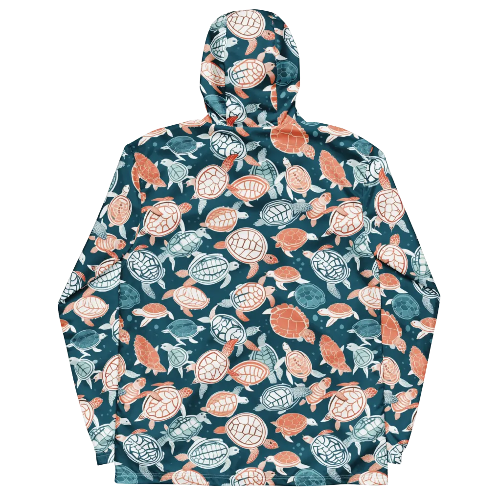 Shells At Sea on Men's Windbreaker — Back