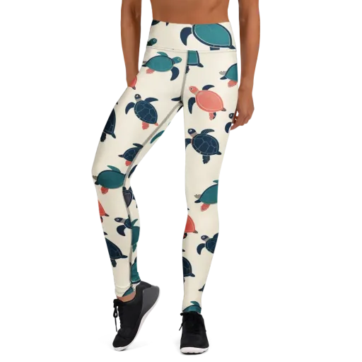 Afloat Assembly on a Yoga Leggings