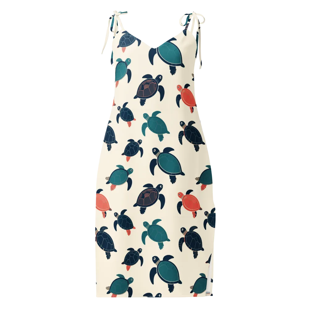 Afloat Assembly on Slip Dress — Front