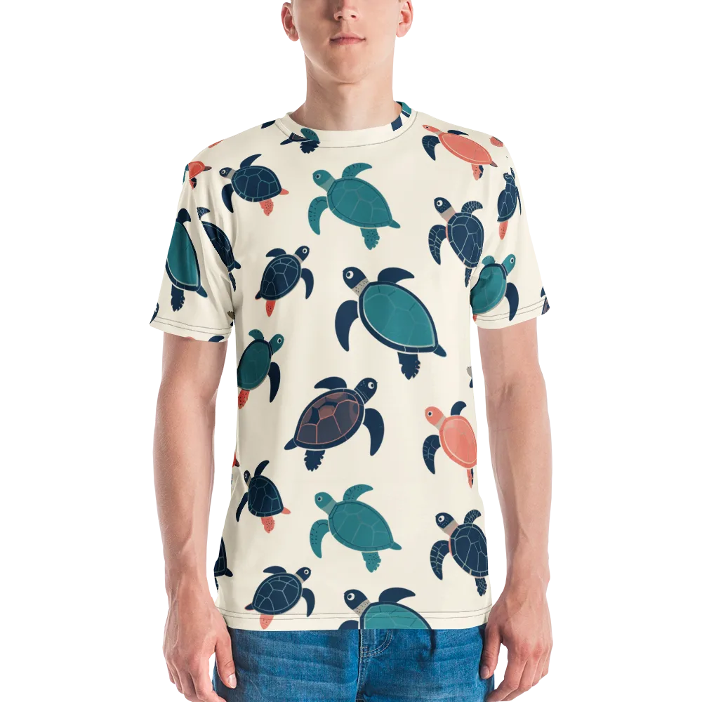 Afloat Assembly on Men's Crew Neck T-Shirt — Front