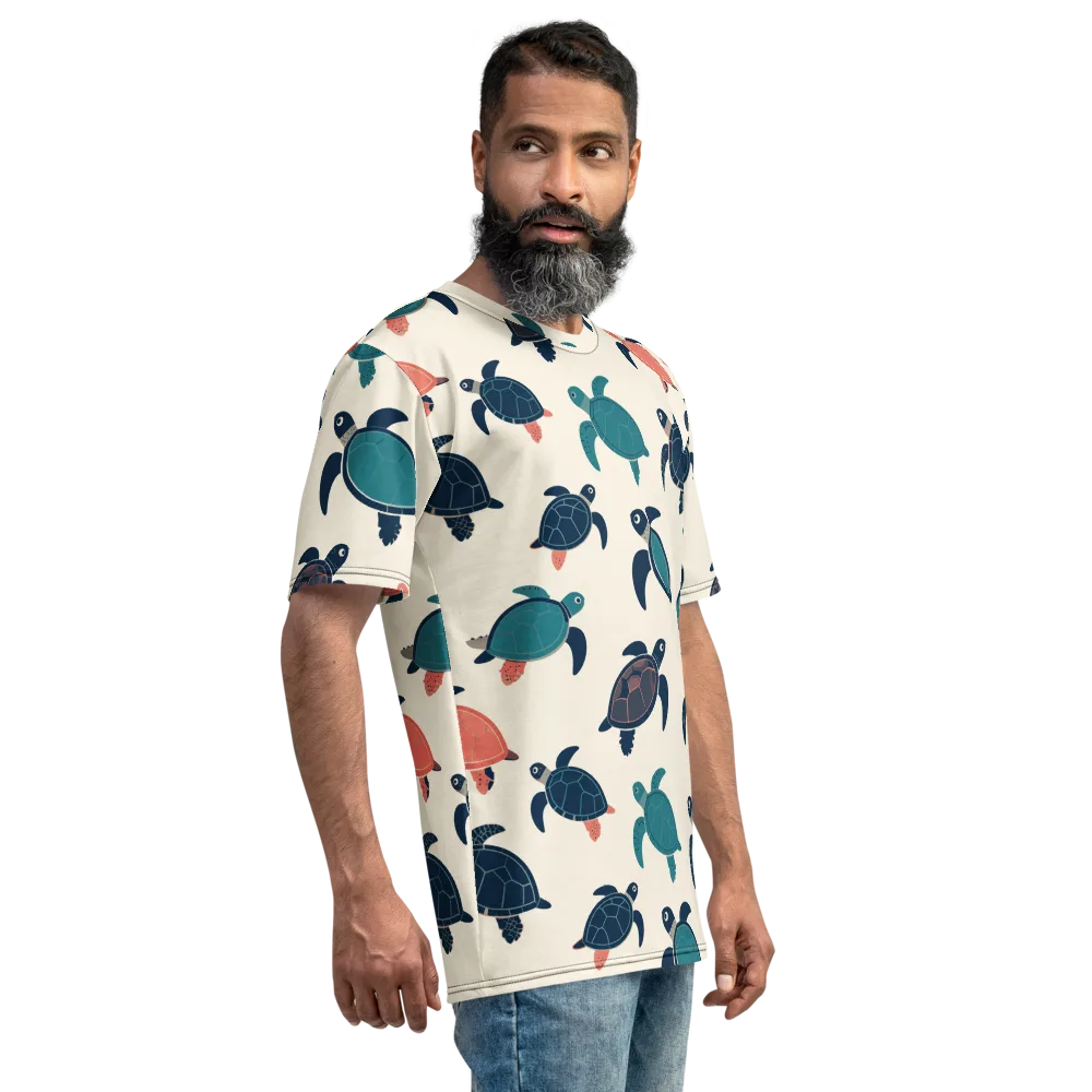 Afloat Assembly on Men's Crew Neck T-Shirt — Right