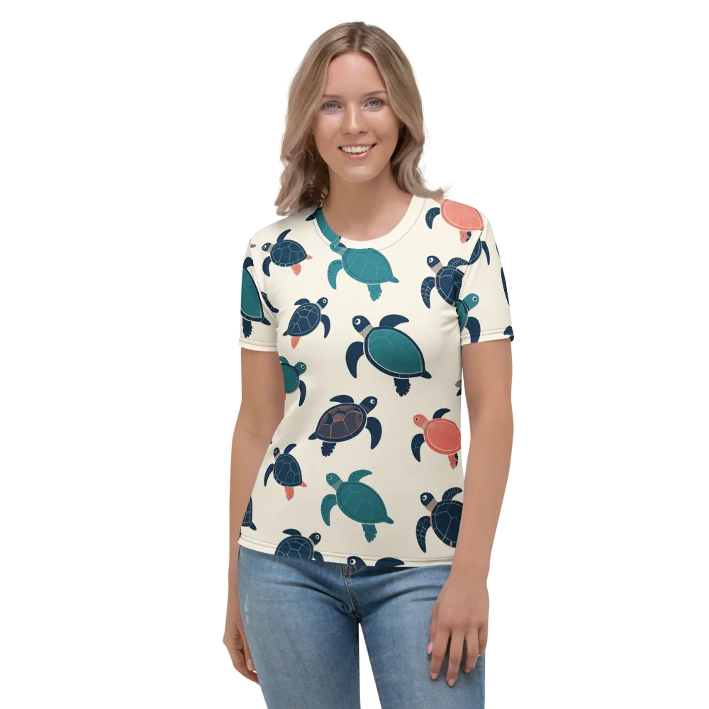 Afloat Assembly on Women's Crew Neck T-Shirt — Front