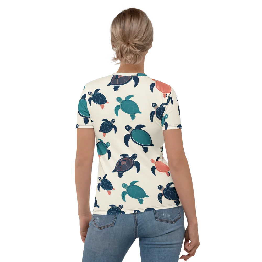 Afloat Assembly on Women's Crew Neck T-Shirt — Back