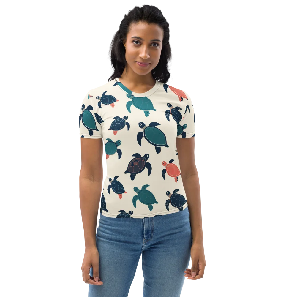 Afloat Assembly on Women's Crew Neck T-Shirt — Front