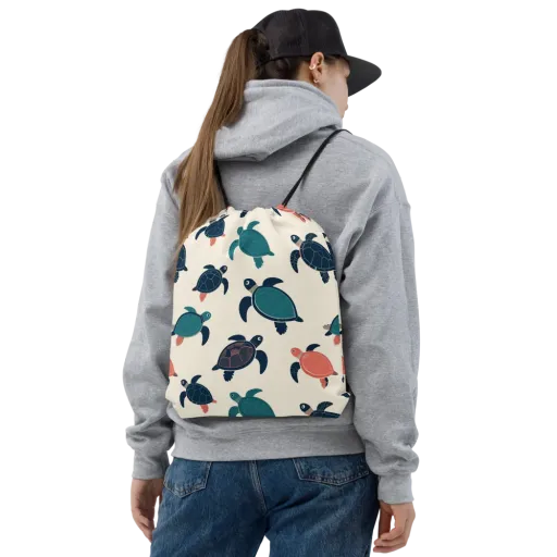 Afloat Assembly on a Drawstring Bag