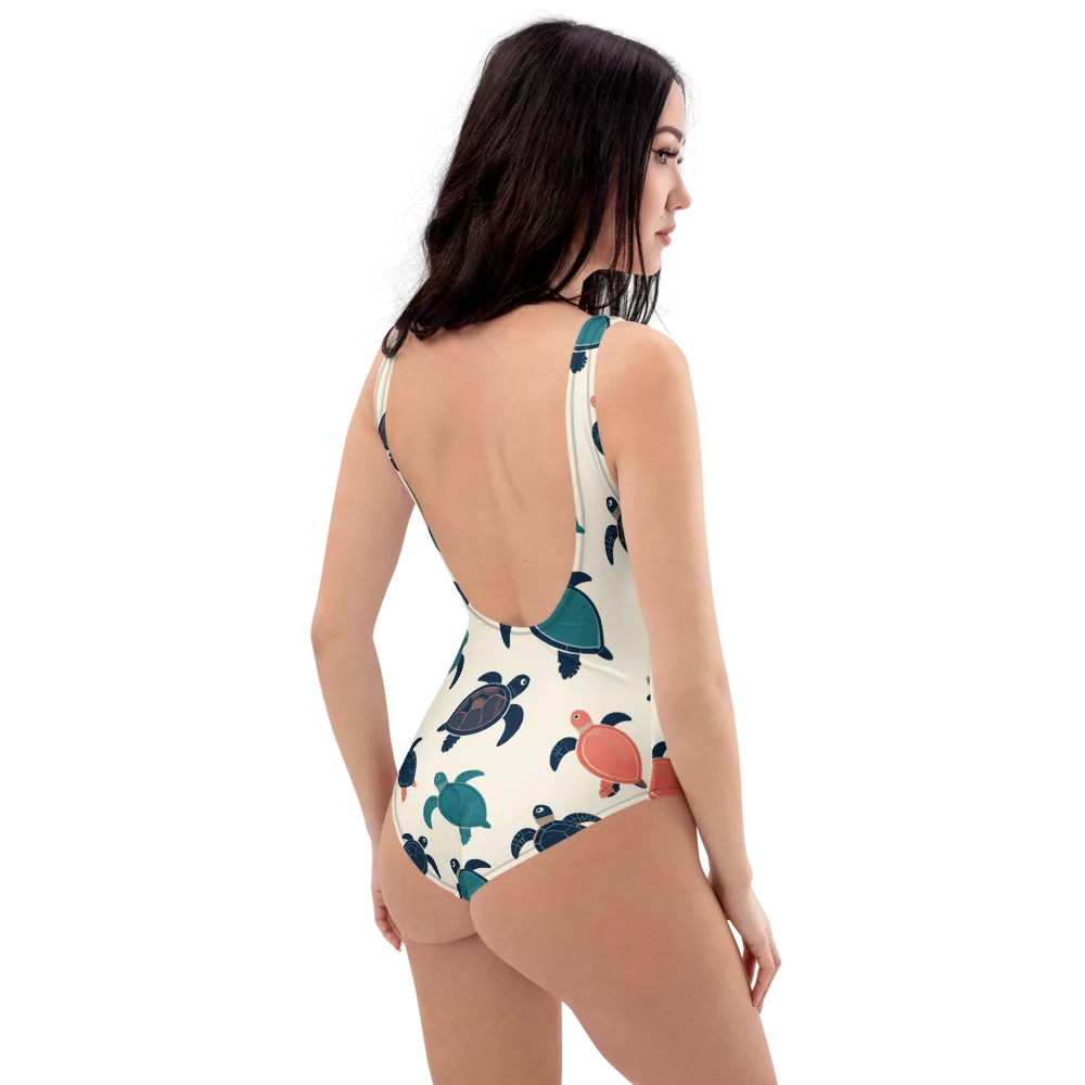Afloat Assembly on One-Piece Swimsuit — Right Back