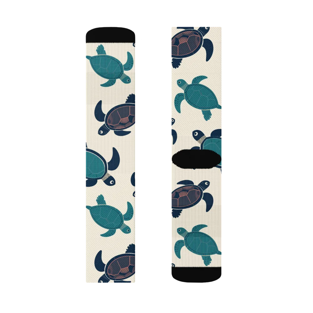 Afloat Assembly on Socks — Left Sock