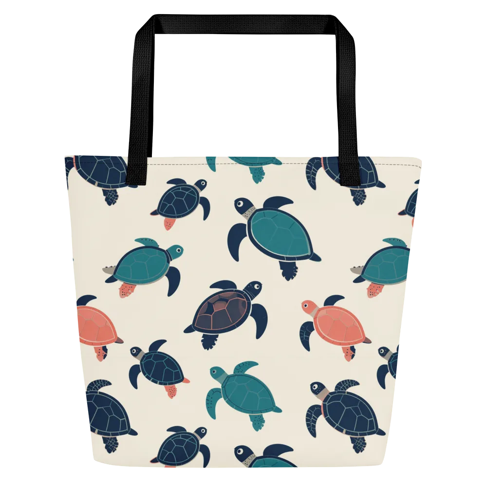 Afloat Assembly on Large Tote Bag W/ Pocket — Front