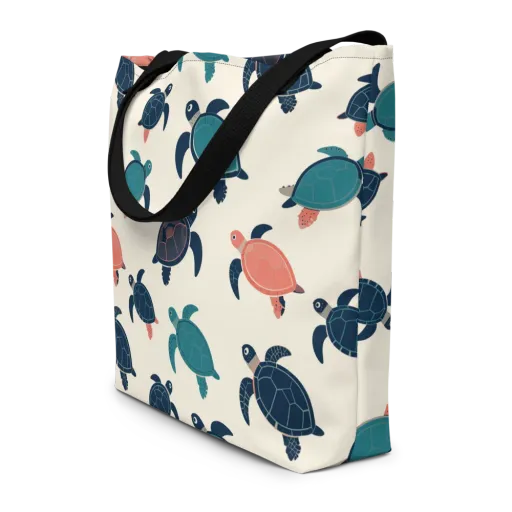 Afloat Assembly on a Large Tote Bag W/ Pocket