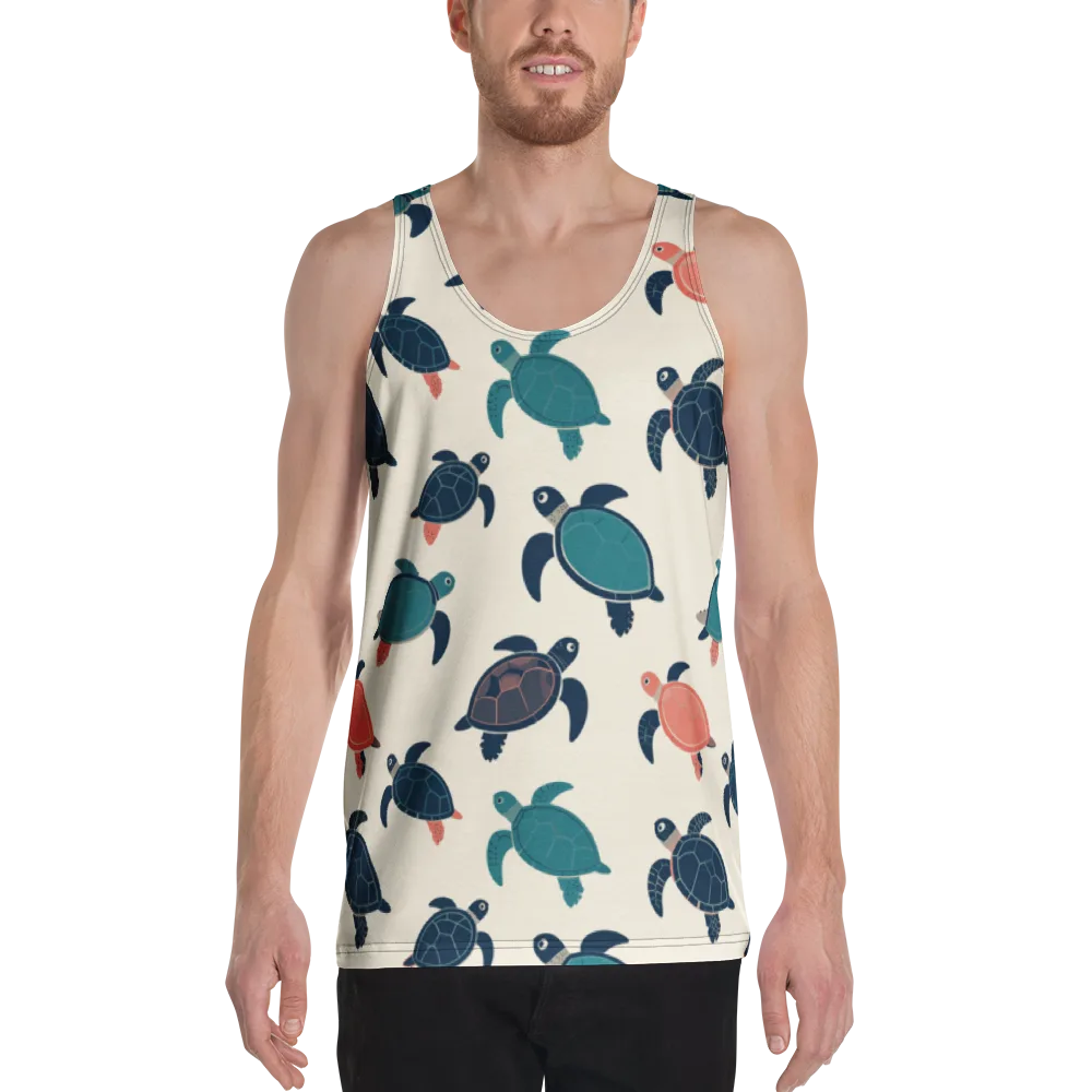 Afloat Assembly on Men's Tank Top — Front