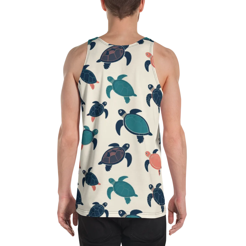 Afloat Assembly on Men's Tank Top — Back