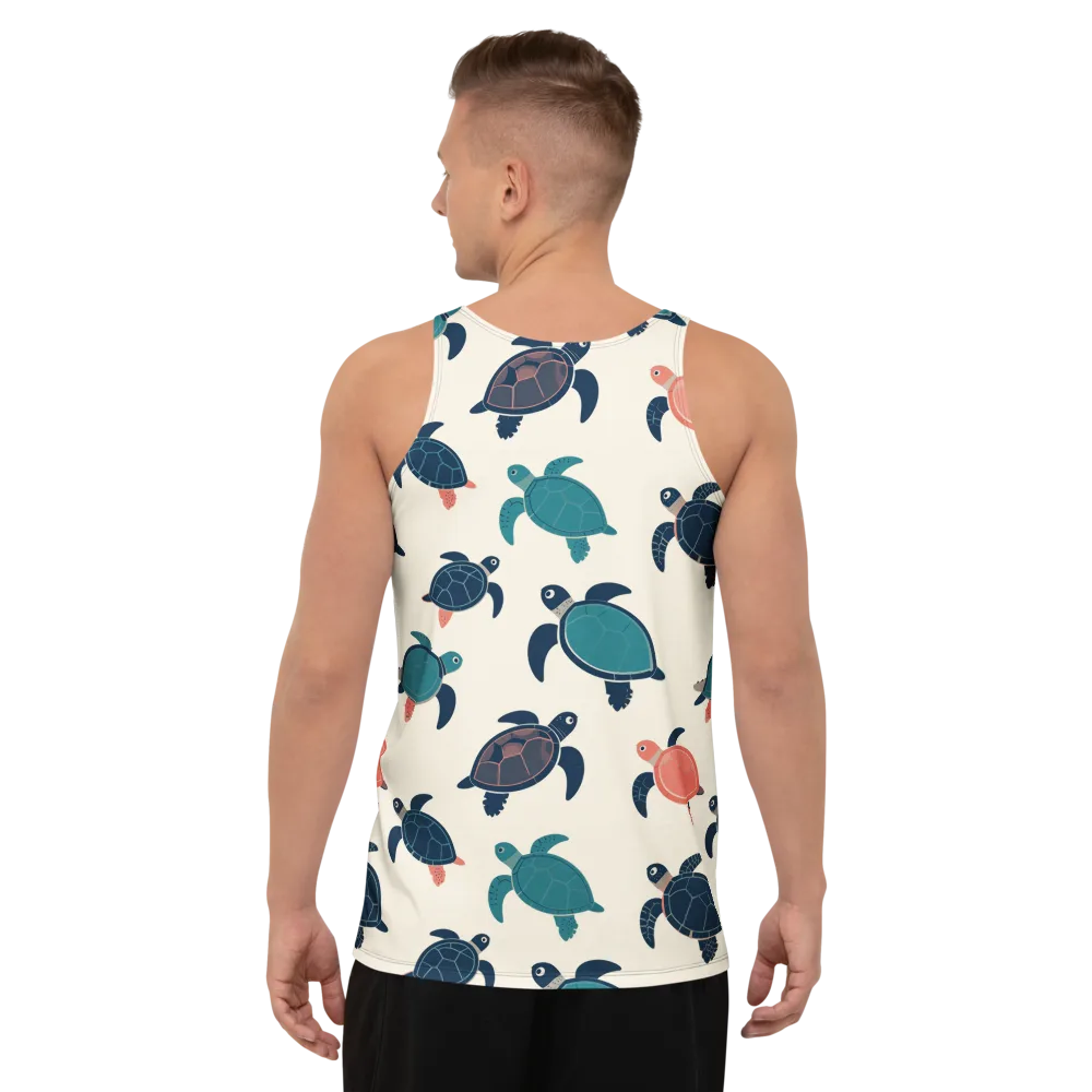 Afloat Assembly on Men's Tank Top — Back