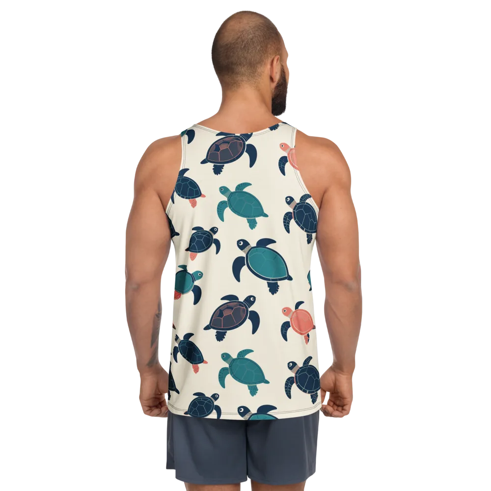 Afloat Assembly on Men's Tank Top — Back
