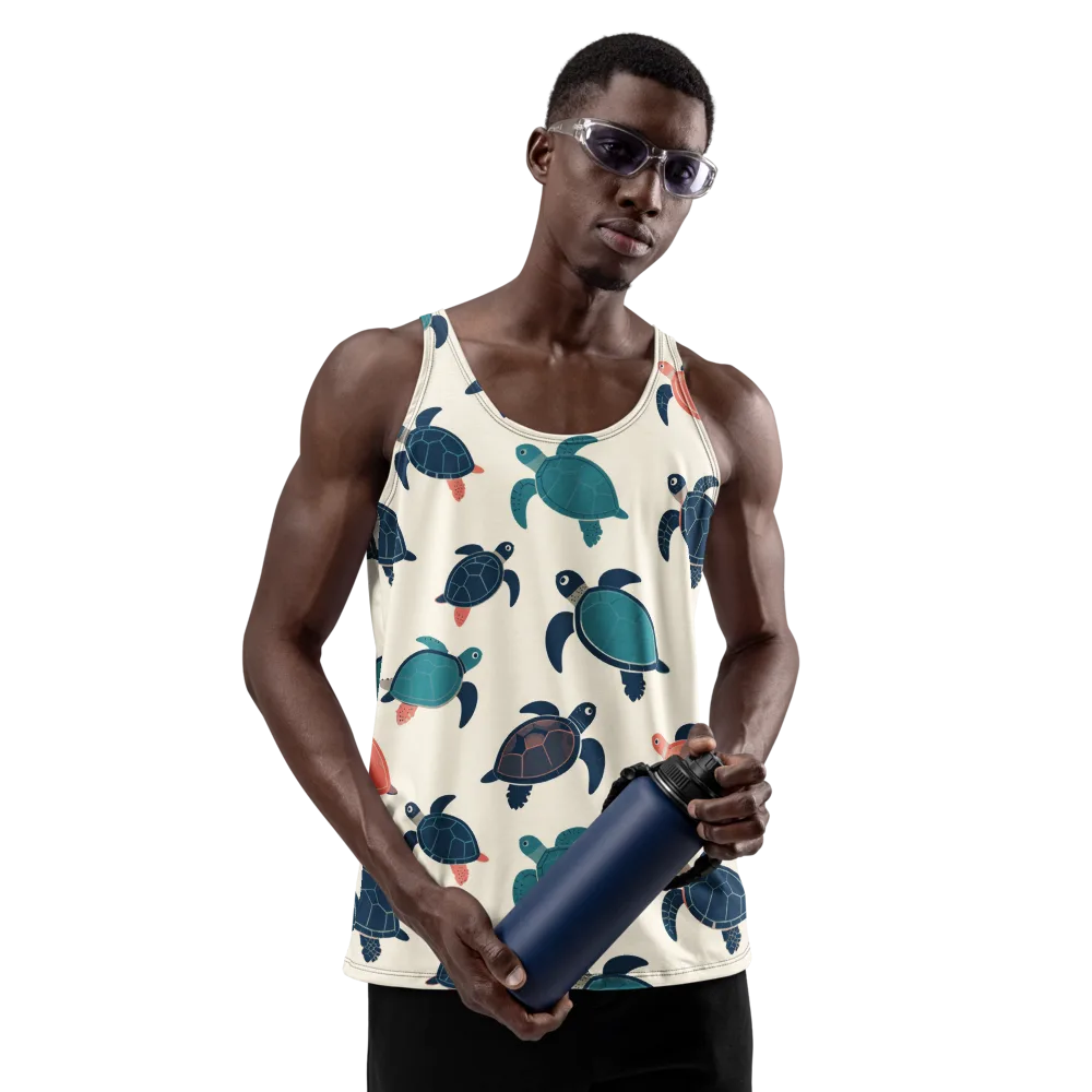 Afloat Assembly on Men's Tank Top — Front