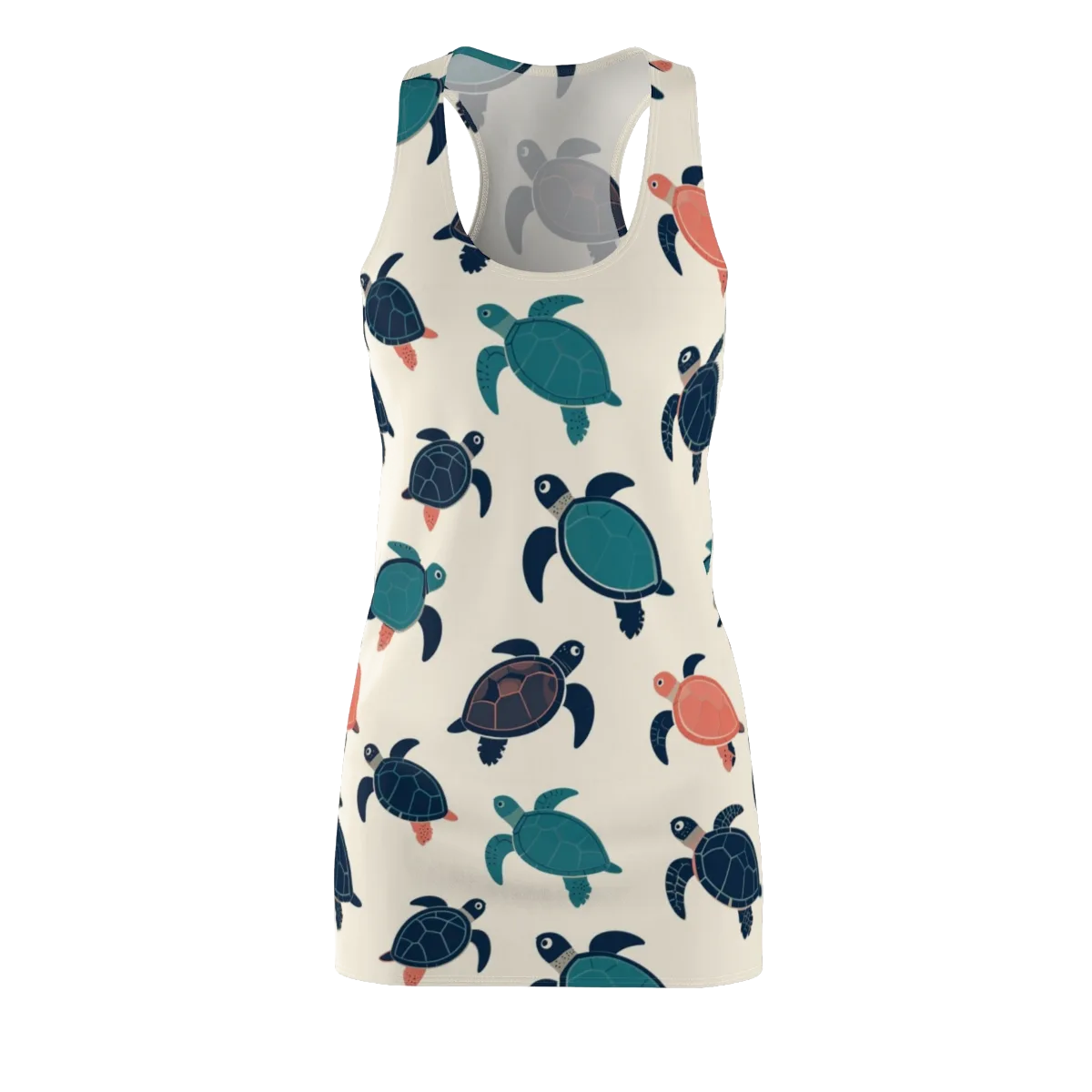 Afloat Assembly on Racerback Dress — Front