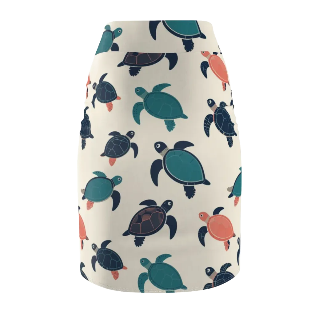 Afloat Assembly on Pencil Skirt — Back