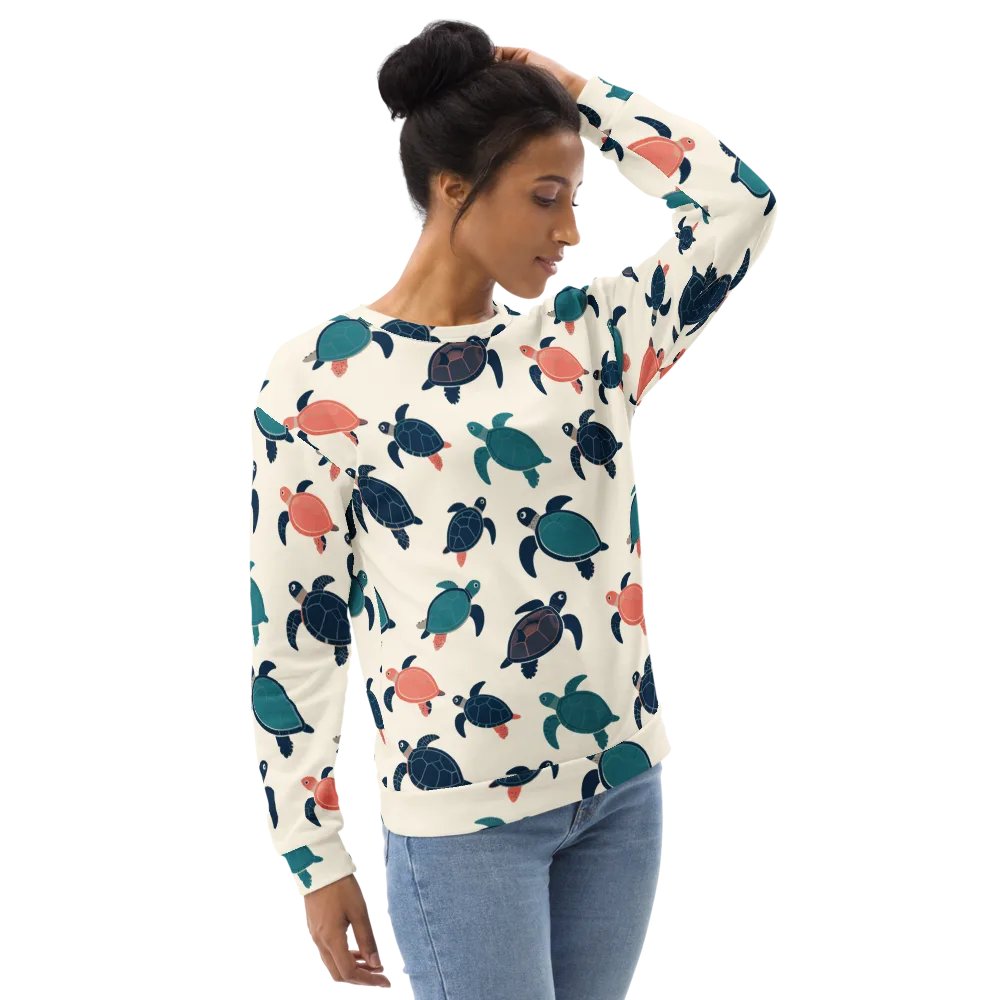 Afloat Assembly on Sweatshirt — Right Front