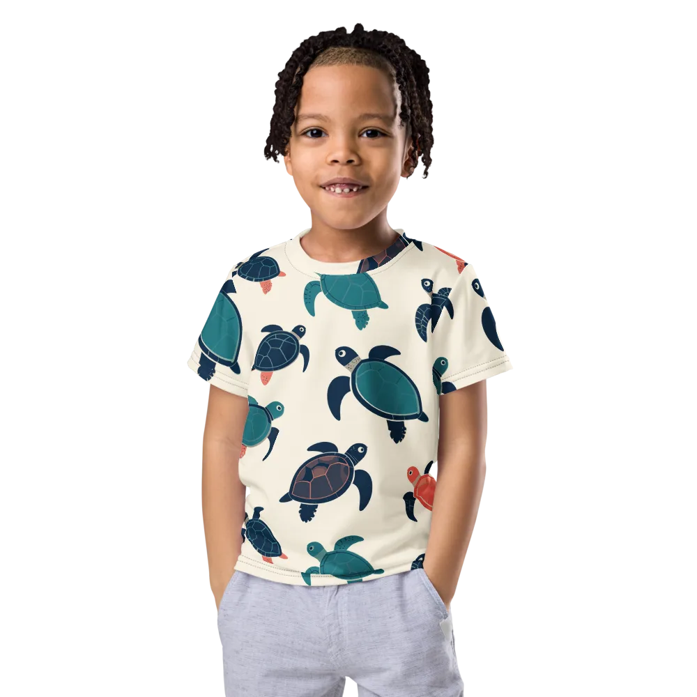 Afloat Assembly on Kids Crew Neck T-Shirt — Front