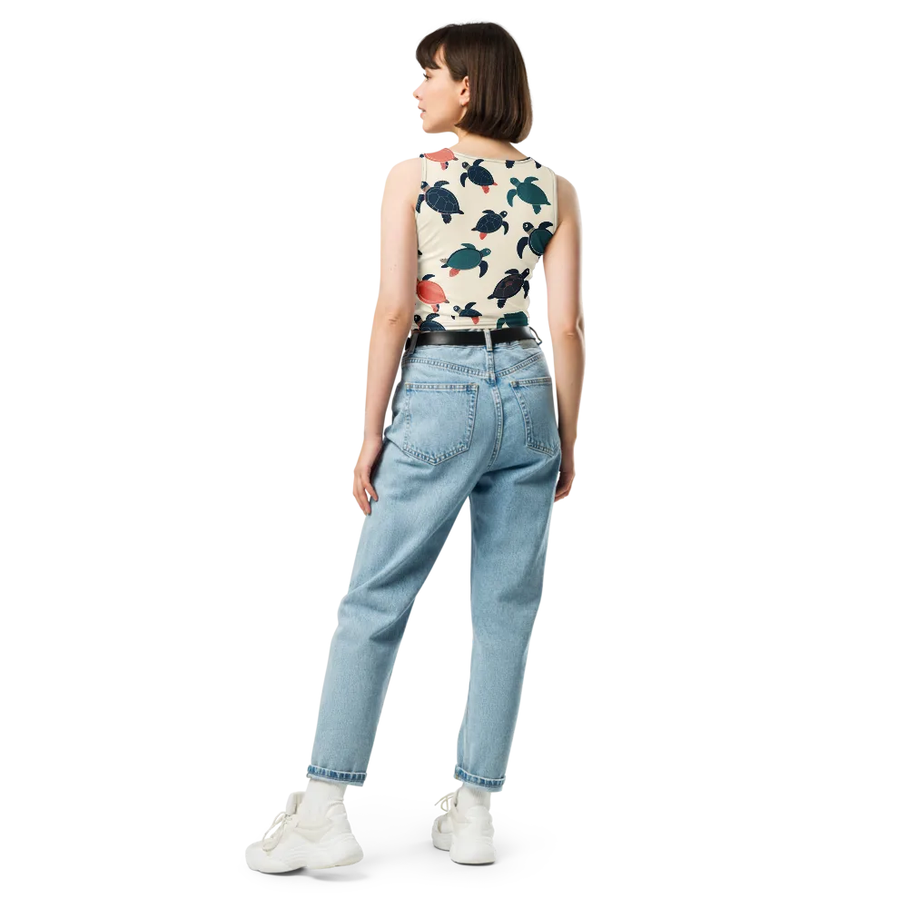 Afloat Assembly on Crop Top — Back