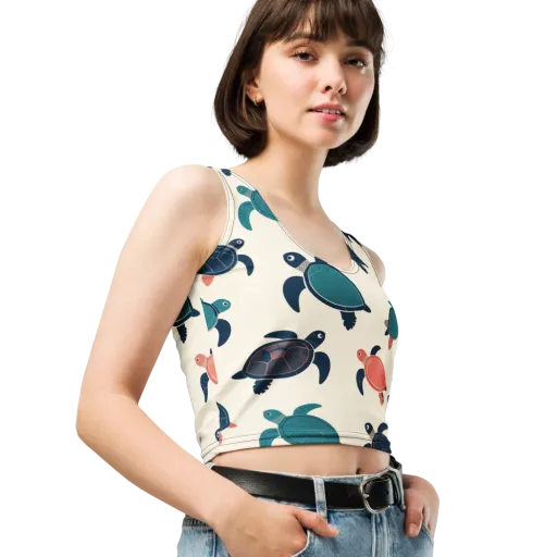 Afloat Assembly on a Crop Top