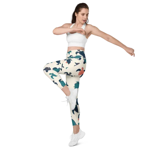 Afloat Assembly on a Leggings with Pockets
