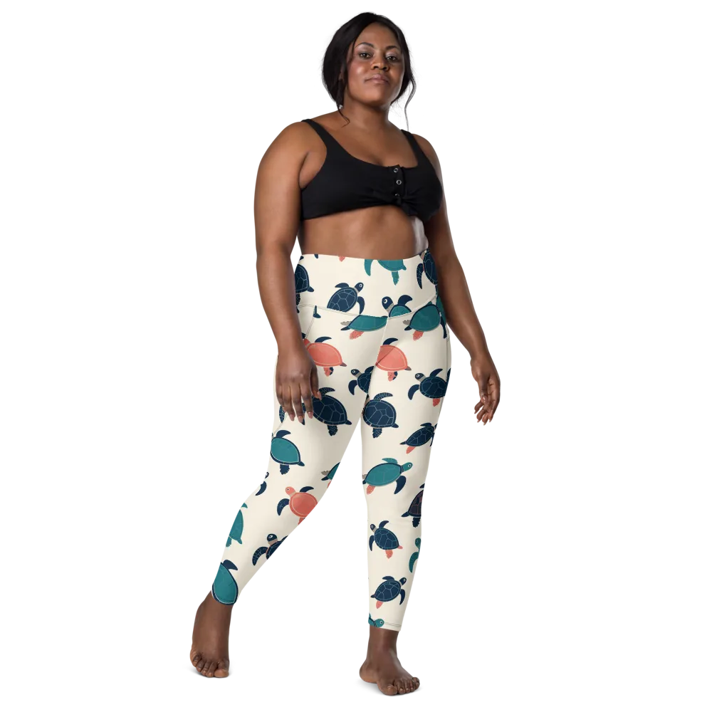 Afloat Assembly on Leggings with Pockets — Front