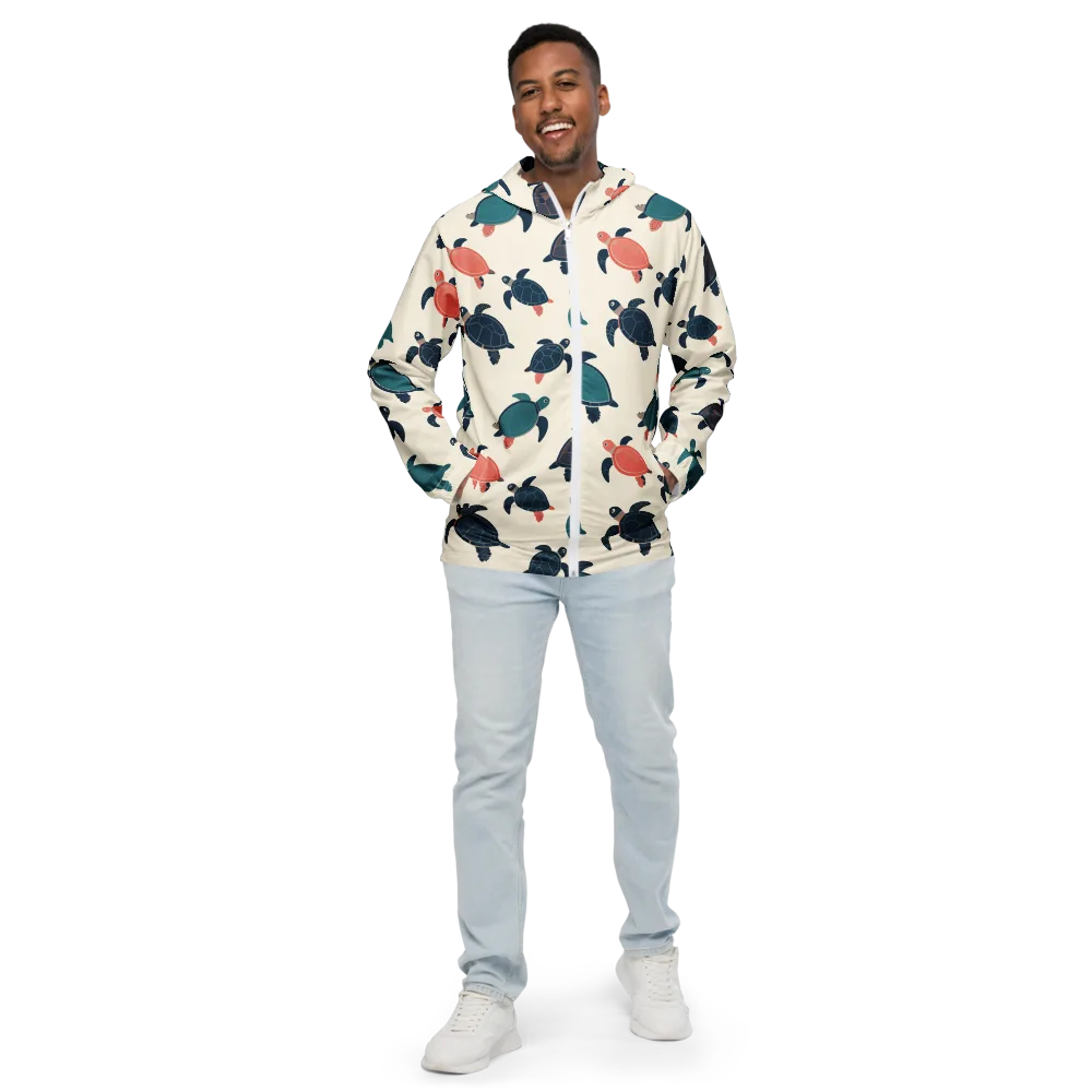Afloat Assembly on Men's Windbreaker — Front
