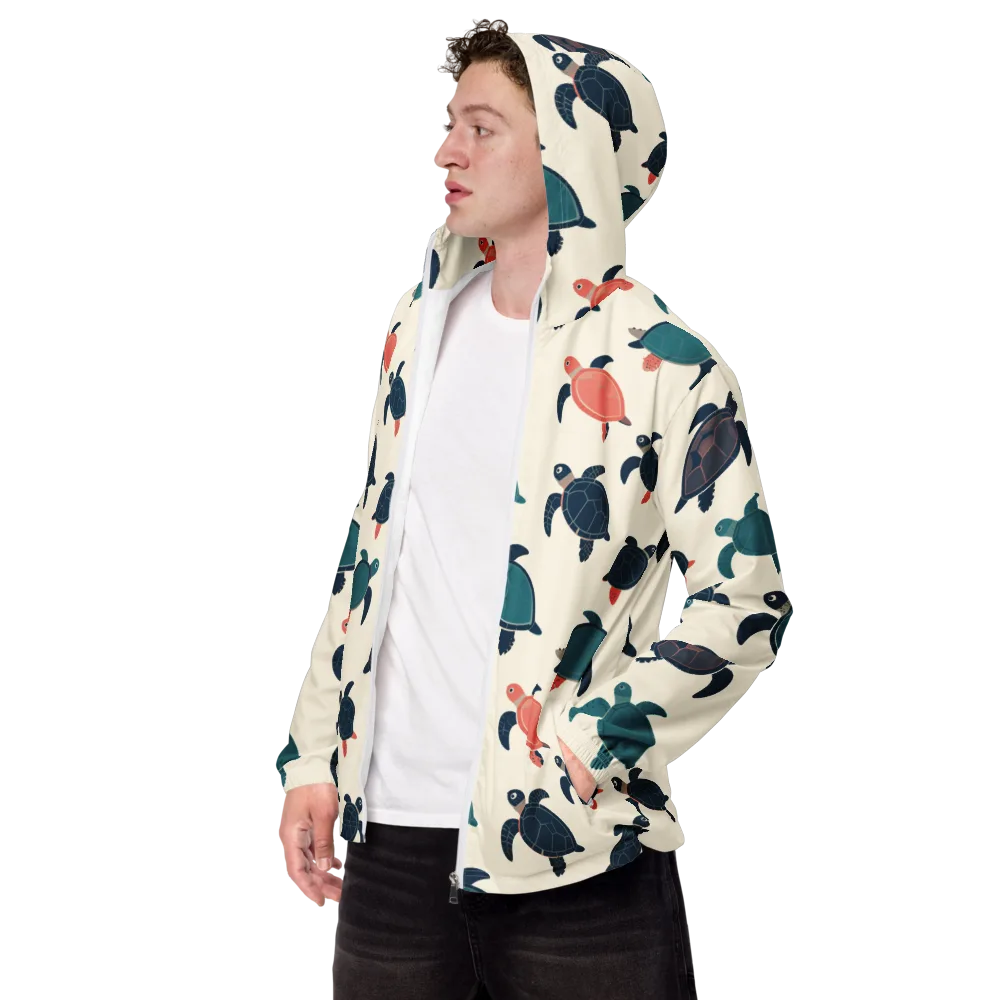 Afloat Assembly on Men's Windbreaker — Left Front