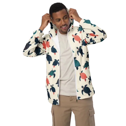 Afloat Assembly on a Men's Windbreaker
