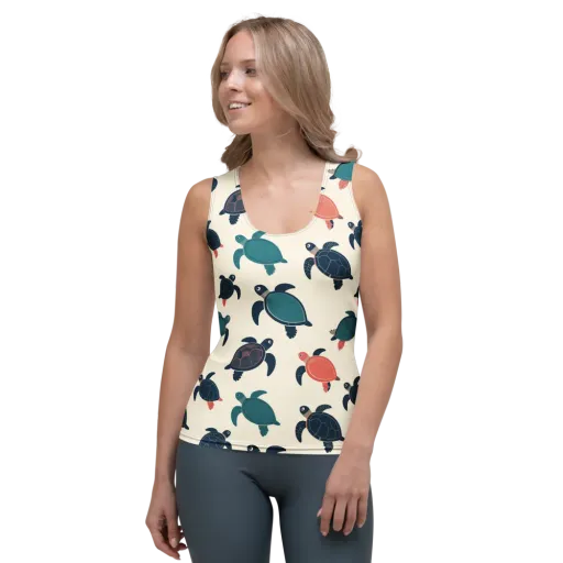 Afloat Assembly on a Women's Tank Top