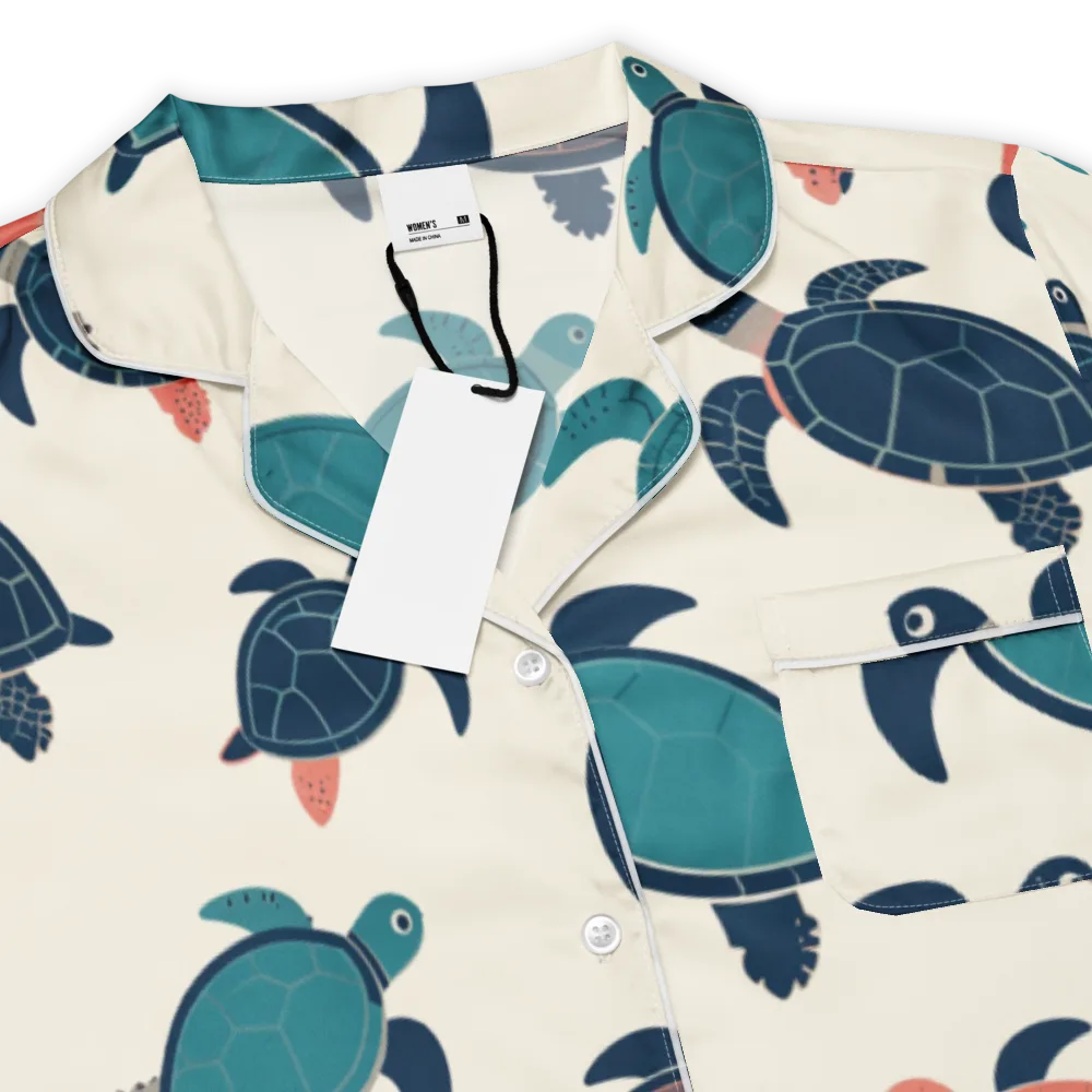 Afloat Assembly on Women's Short Sleeve Pajama Top — Product details
