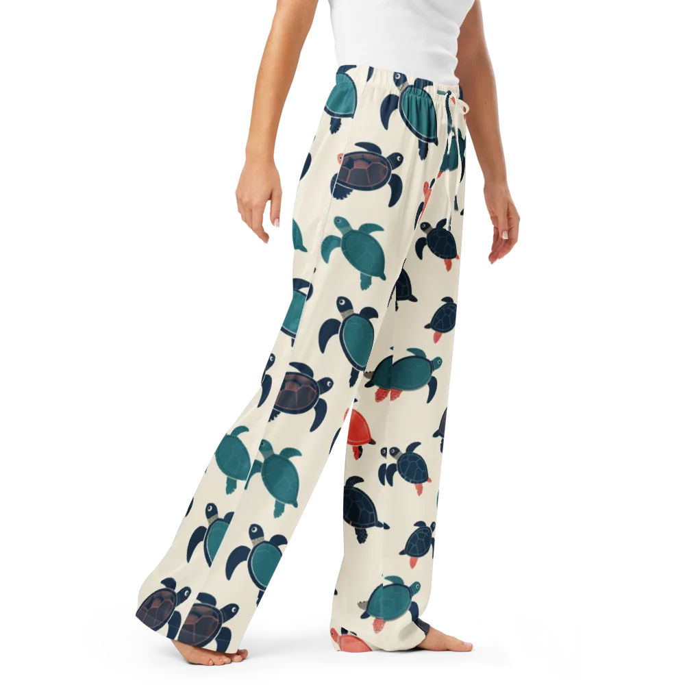 Afloat Assembly on Women's Pajama Pants — Right Front