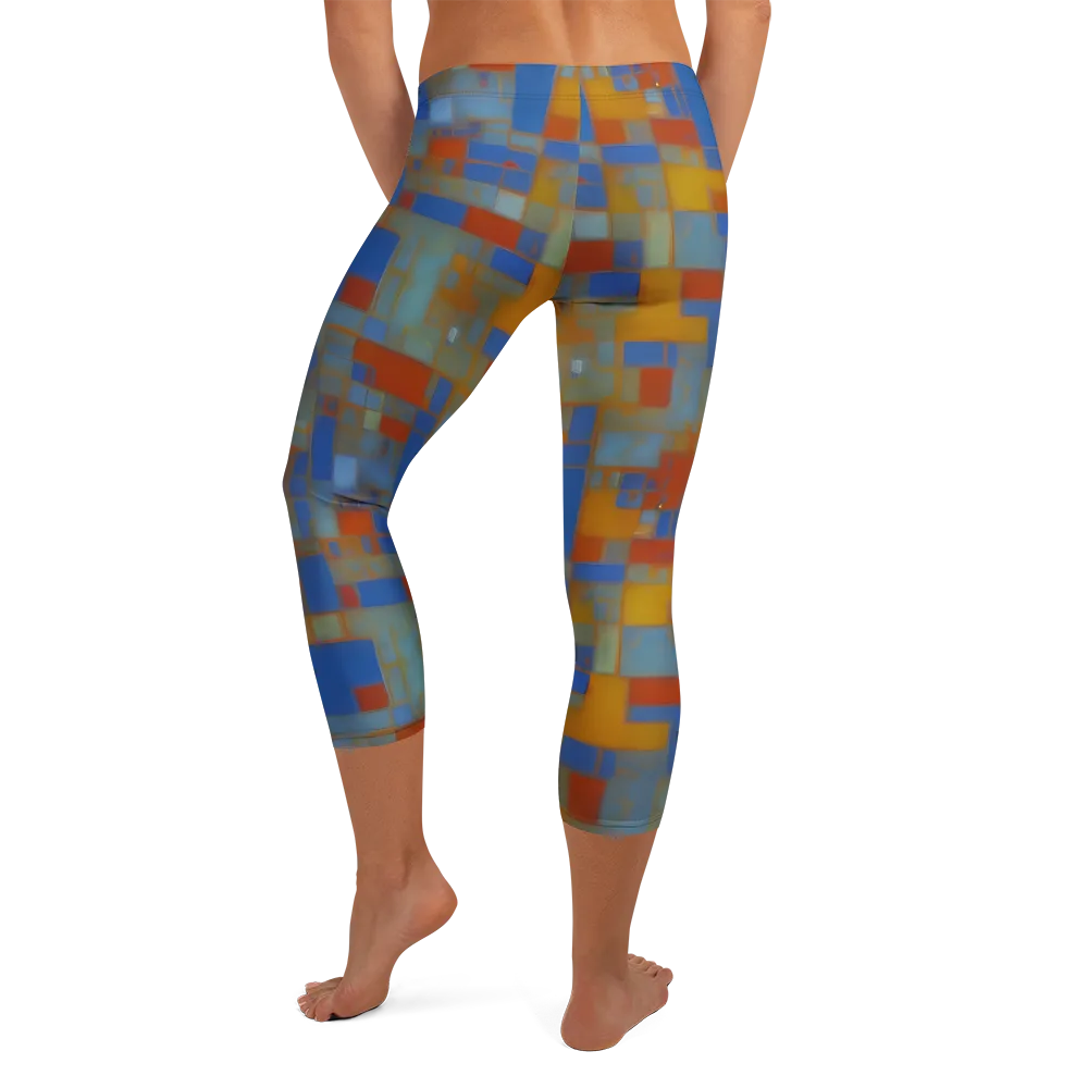 Modernist Current on Capri Leggings — Back
