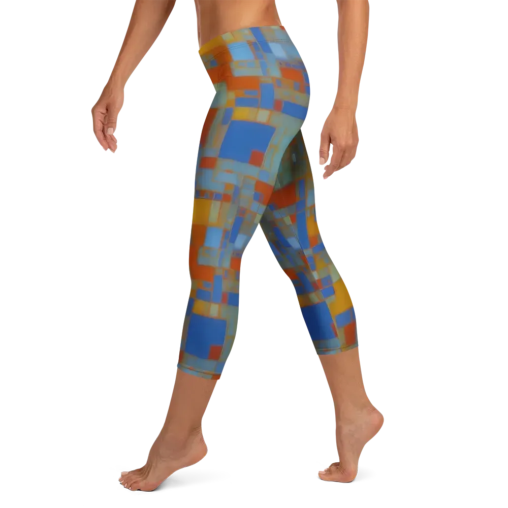 Modernist Current on Capri Leggings — Left