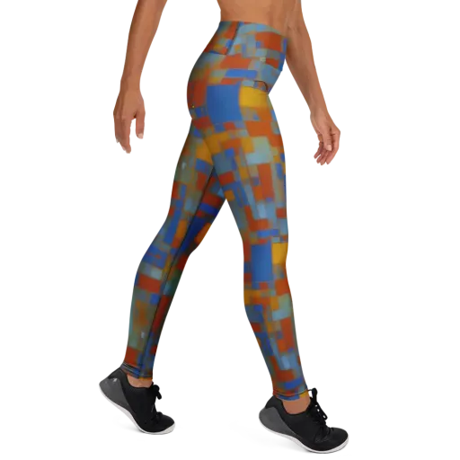 Modernist Current on a Yoga Leggings