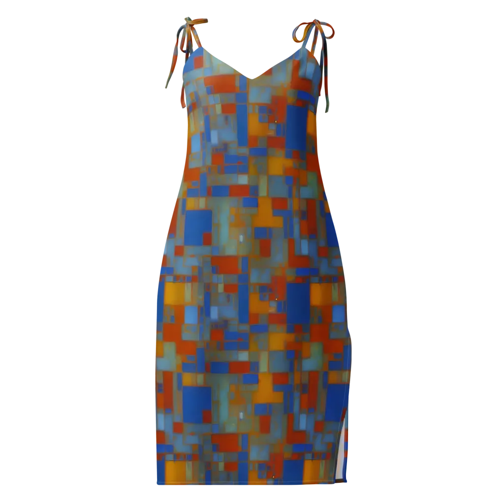 Modernist Current on Slip Dress — Front