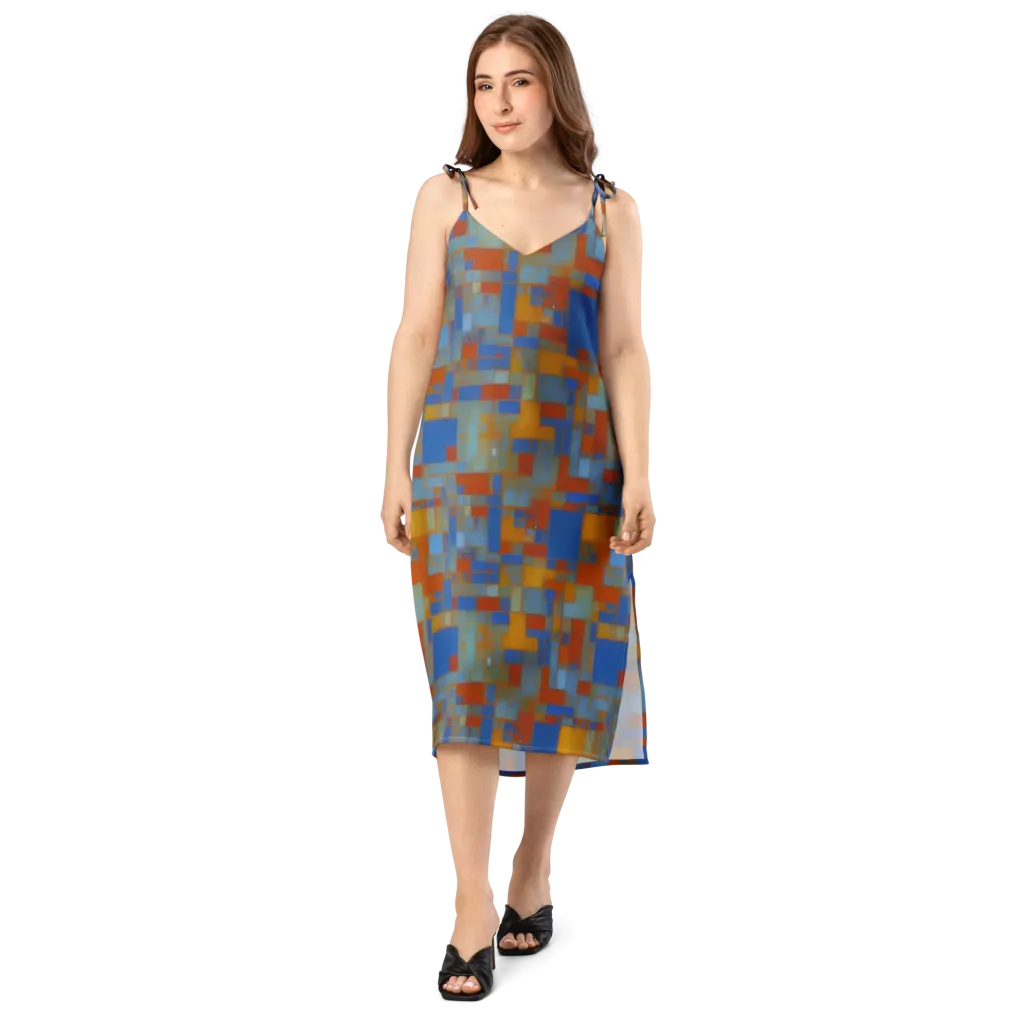 Modernist Current on Slip Dress — Front