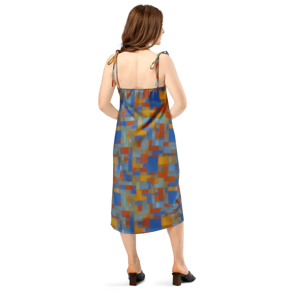 Modernist Current on Slip Dress — Back